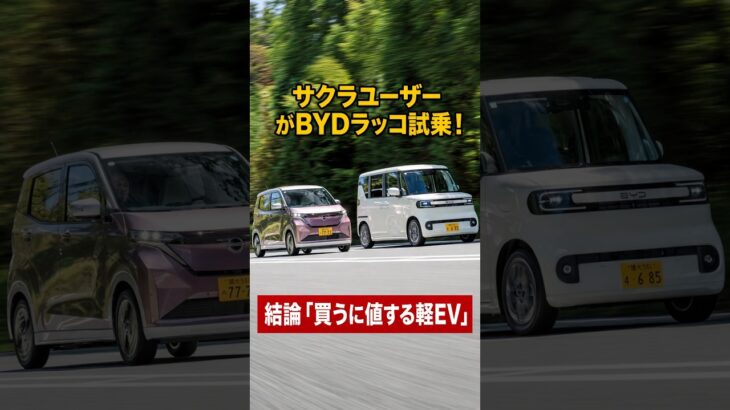 サクラユーザーがBYDラッコ試乗！結論「買うに値する軽EV」