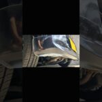 マフラー交換のためにリアディフューザー外して、ネジ穴をパテ埋めして磨いてサフェーサー吹いたよ #shorts
