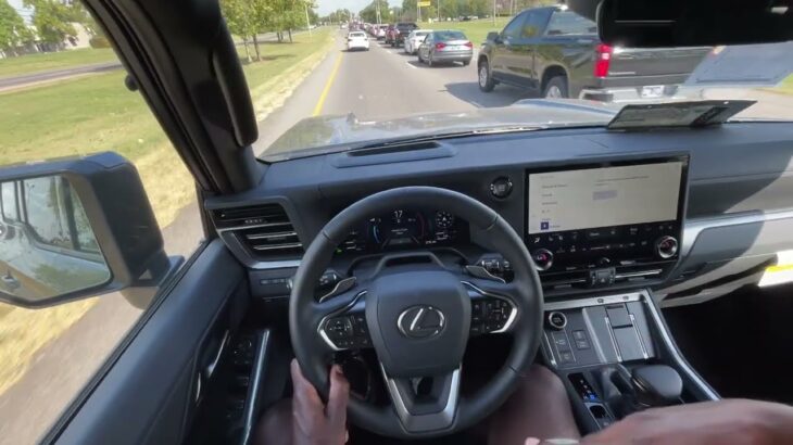 2026 Lexus GX550 Luxury POV Test Drive (Acceleration, Driving Impressions)