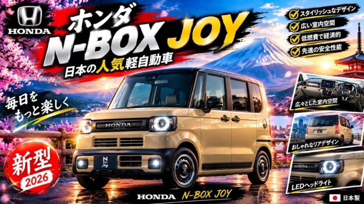 ホンダ N-BOX JOY｜日本の人気軽自動車 🚗🇯🇵 ホンダ N-BOX JOY｜日本の人気軽自動車 🚗🇯🇵