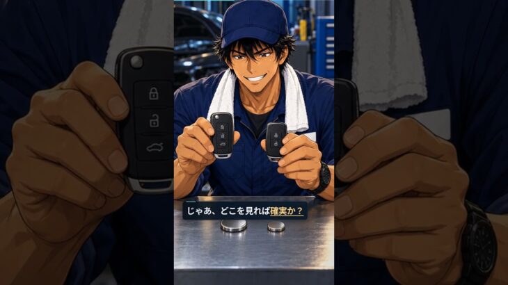 スマートキー電池、CR2032と決めつけるな #shorts
