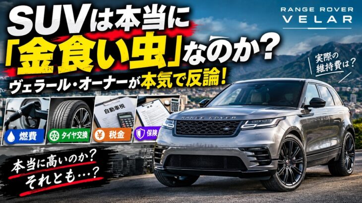 SUVは本当に「金食い虫」なのか？ヴェラール・オーナーが本気で反論！😱 [レンジローバー・ヴェラール]