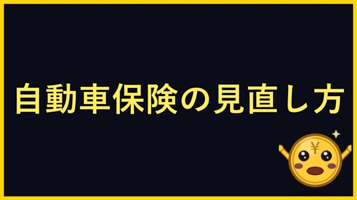 自動車保険の見直し方〜等級・特約・車両保険の正しい選び方〜