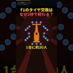 F1のタイヤ交換はなぜ2秒で終わる？世界記録は1.80秒