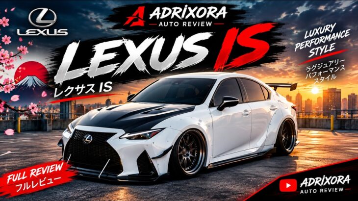 【ついに公開】レクサスIS 完全解説！走り・デザイン・価格まで徹底レビュー｜ADrixora AutoReviews