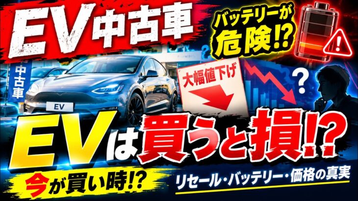 なぜこんなに安い？リセール暴落の原因はバッテリー！実は今が「買い」のチャンス？