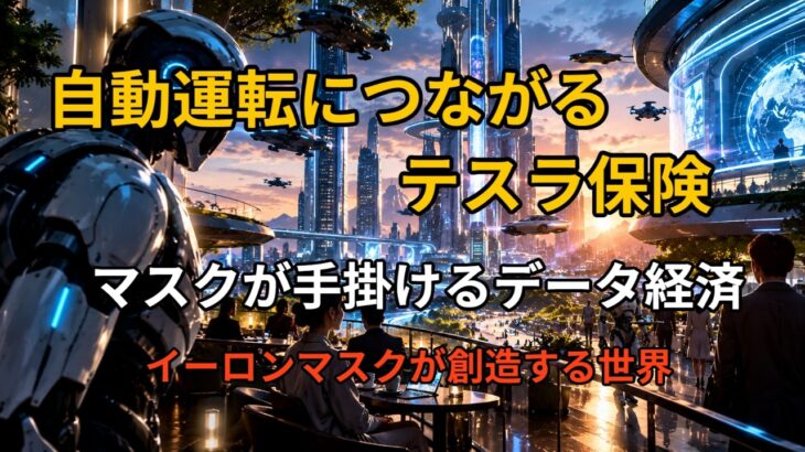 テスラ保険はなぜ生まれたのか――マスクが仕掛けるデータ経済の次の一手【イーロン・マスクが創造する世界】　AIが創る未来