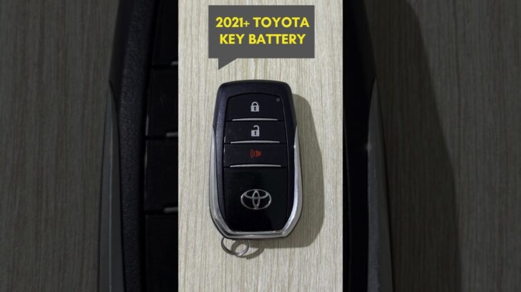 How to Replace Key Battery 2021+ Toyota