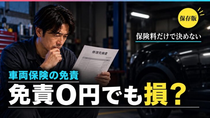 車両保険の免責は0円・5万円・10万円のどれ？手元資金で判断