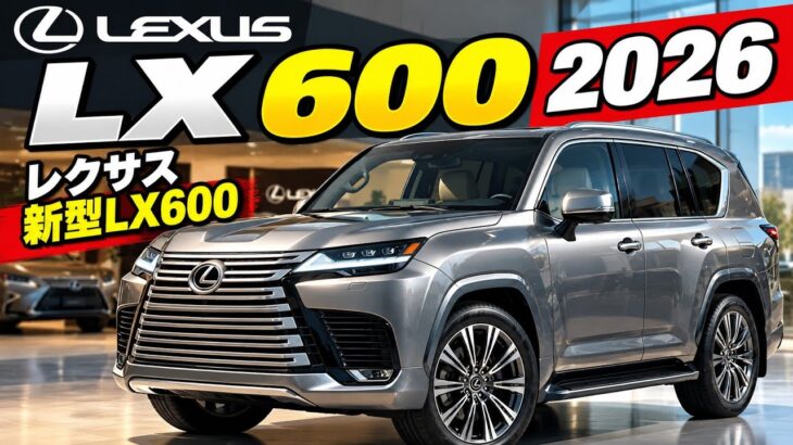 ついに公開!2026年モデル レクサスLX600の全貌|圧倒的な存在感と静粛性、本格オフロード性能を徹底レビュー【AJ AutoReviews】