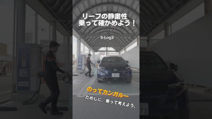 リーフの静粛性を乗って確かめよう！