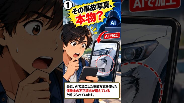AIで車の傷を偽造！？保険金詐欺の新たな脅威