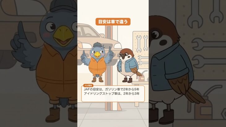 バッテリー、2〜3年で交換？｜整備士が解説 #Shorts